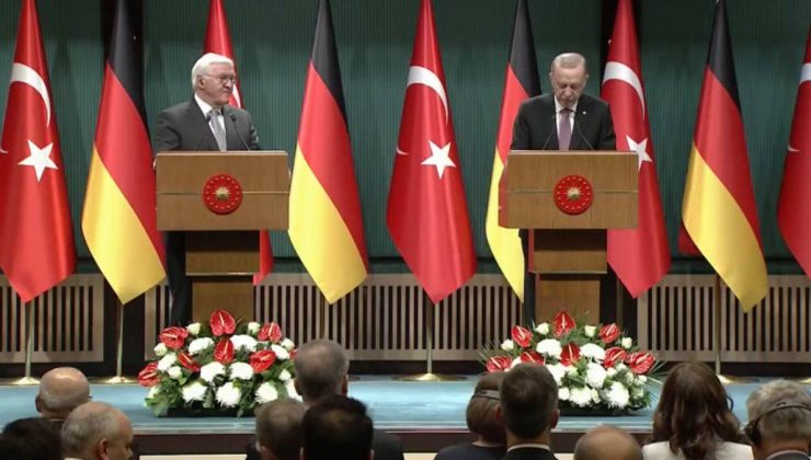 Erdoğan ve Steinmeier’den ortak açıklama